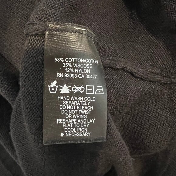 NIC+ZOE Vital Cotton Blend Turtleneck Sweater Size S - Picture 5 of 5